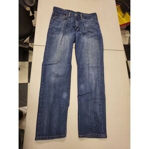 Levi Strauss 514 Jeans Mens W32 L32 Blue Denim Straight Leg Pants Classic Fit